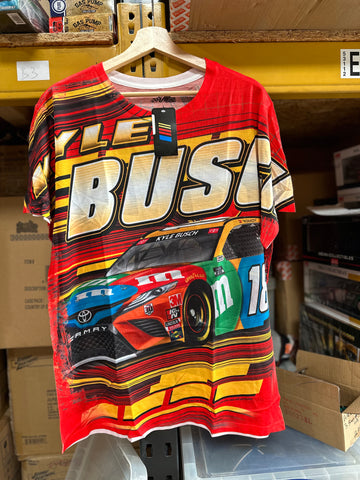 NASCAR T-SHIRT - Kyle Busch #18 Sublimated Total Print - SPECIAL PRICE