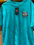 NASCAR T-SHIRT TURQUOISE 2XL DAYTONA 500 T-SHIRT SIZE 2XL