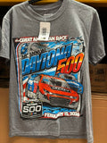 NASCAR T-SHIRT DAYTONA 500 2026 GRAY  MEDIUM  2026 68 TH DAYTONA