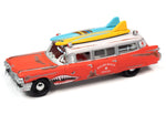 JOHNNY LIGHTNING STREET FREAKS 1959 CADILLAC AMBULANCE SURF SHARK 1:64 SCALE DIECAST JLSP256