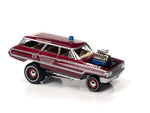 Autoworld - SCM133 - 1/64 Johnny Lightning Street Freaks Zinger - 1964 Ford Country Squire (Autoworld Store Exclusive) B7