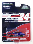 Greenlight Nascar 30496 1:64 1969 Chevrolet Camaro - William Byron / Hendrick Motorsports First Win Tribute - August 29, 2020 - Daytona Beach, FL (Hobby Exclusive)