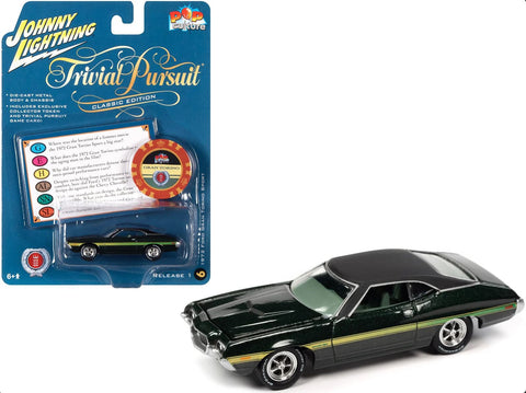 JOHNNY LIGHTNING 1/64 DIECAST TRIVIAL PURSUIT 1972 FORD GRAN TORINO JLPC006 (B7)