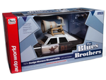 Auto World Blues Brothers 1974 Dodge Monaco Police Pursuit 1:18 Scale - AWSS133 - (EB10)