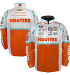 NASCAR JACKETS CHASE ELLIOTT 9 HOOTERS WHITE & ORANGE SPECIAL PRICE