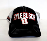 nascar cap 2023 Kyle Busch #8 Name & Number RCR Checkered Flag