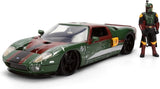 Star Wars Jada 1:24 Star Wars 2005 Ford GT With Boba Fett Figure