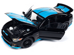 2016  AUTO WORLD FORD MUSTANG GT 5.0 BLACK "PETTY'S GARAGE" 1/18 DIECAST BY AUTO WORLD AW321