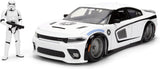 STAR WARS Jada 1:24 Star Wars 2021 Dodge Hellcat With Stormtrooper Figure