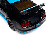 2016  AUTO WORLD FORD MUSTANG GT 5.0 BLACK "PETTY'S GARAGE" 1/18 DIECAST BY AUTO WORLD AW321