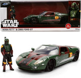 Star Wars Jada 1:24 Star Wars 2005 Ford GT With Boba Fett Figure