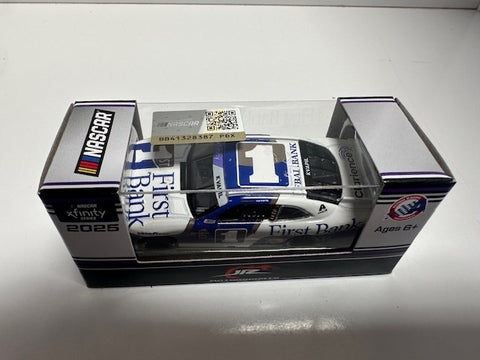 NASCAR 1/64  CARSON KVAPIL 1 FIRST BANK OF AMERICA 2025