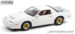13587 | 1:18 1989 Pontiac Turbo Trans Am (TTA) Hardtop - 20th Anniversary Pilot Car - White with Tan Leather Trim Interior