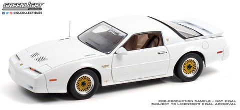 13587 | 1:18 1989 Pontiac Turbo Trans Am (TTA) Hardtop - 20th Anniversary Pilot Car - White with Tan Leather Trim Interior