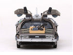 Sunstar 1:43 Scale- 24013 Back to the Future Part III Time Machine, DeLorean