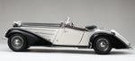 Sunstar 1/18 Scale Model 1939 Horch 855 Roadster-Black/White