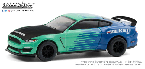 1:64 Brand New 2019 Ford Shelby GT350R ''Falken Tires'' - Hobby Exclusive By Greenlight