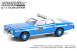 1978 DODGE MONACO BLUE NEW YORK POLICE "NYPD" 1/64 DIECAST CAR GREENLIGHT 30292