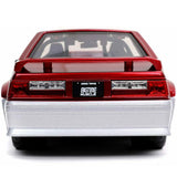 Jada  1:24 Bigtime Muscle 1989 Ford Mustang GT - Candy Red and Silver