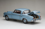 Sunstar 1/18 Scale Die-Cast 1958 Mercedes Benz 220 SE Hard Top Coupe - Light Blue Metallic