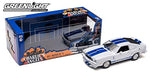Greenlight Charlies Angels 1976 Ford Mustang Cobra II White Blue 1:18 12880