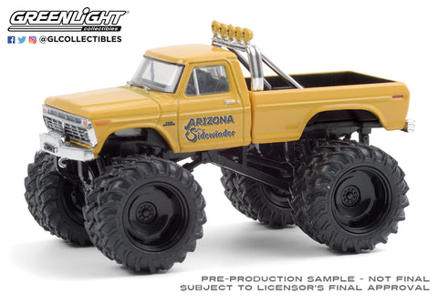 1:64 KINGS OF CRUNCH SERIES 8 MONSTER TRUCK  LIMITED EDITION 1975 FORD F-250- ARIZONA SIDEWINDER