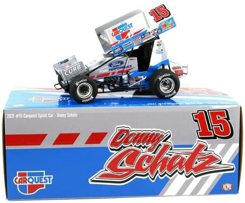 Brand new ACME 1/18 Scale Die Cast - 2021 #15 Carquest World of outlaws Sprint Car - Donny Schatz