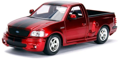 JADA 1/24 SCALE -1999 FORD F-150 SVT LIGHTNING PICKUP TRUCK CANDY RED 30357