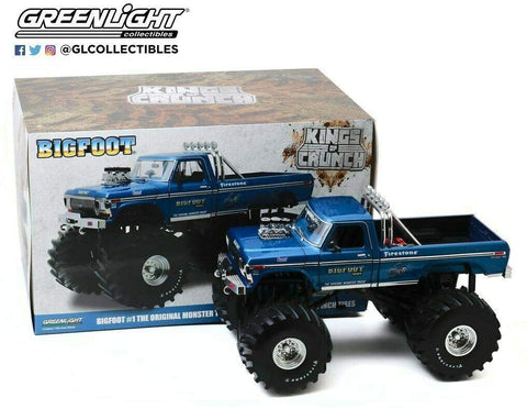 Greenlight Bigfoot The Original Monster Truck 1974 Ford F-250 with 66 Inch Tyres 1:18