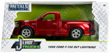 JADA 1/24 SCALE -1999 FORD F-150 SVT LIGHTNING PICKUP TRUCK CANDY RED 30357