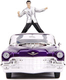 Jada Hollywood Rides 1:24 Elvis Presley 1956 Cadillac Eldorado With Figure, Purple