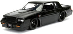 Jada 1/24 Fast & Furious Die-Cast Model of Dom's Buick Grand National Glossy Black- Boxed - 99539