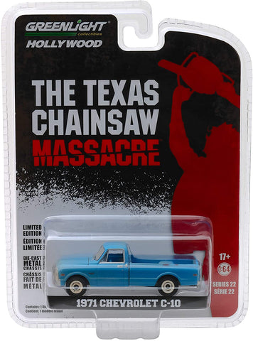 Greenlight - Model 1971 CHEVROLET C-10 Scale 1/64 Massacre with the chainsaw