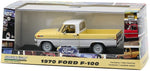 Greenlight 1:43 Scale Die-Cast Model-1970 Ford F-100 Pickup Pinto Yellow &White