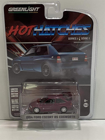 Greenlight 1:64 Hot Hatches Series 1 -1994 Ford Escort RS Cosworth