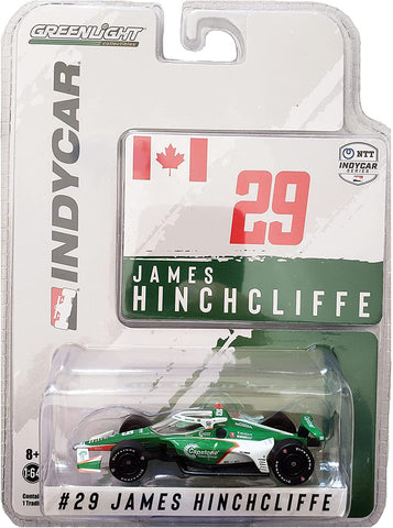 Greenlight IndyCar  11513 NTT 2021 IndyCar Series - #29 James Hinchcliffe / Andretti Steinbrenner Autosport, Capstone Turbine Corporation 1:64 Scale