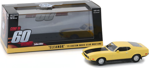1:43 Scale Gone in Sixty Seconds 1974-1973 Ford Mustang Mach 1 "Eleanor" By Greenlight