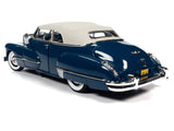 Auto World 1/18 Scale - 1947 CADILLAC SERIES 62 SOFT TOP BLUE
