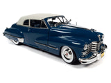 Auto World 1/18 Scale - 1947 CADILLAC SERIES 62 SOFT TOP BLUE
