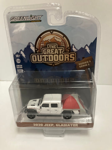 GREENLIGHT 1:64 THE GREAT OUTDOORS R1D 2020 JEEP GLADIATOR