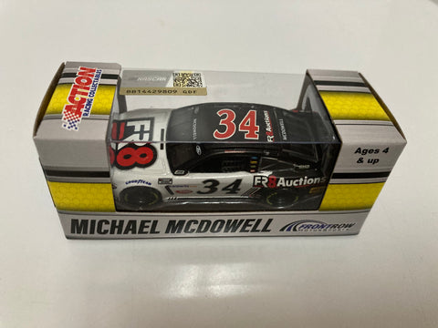 NASCAR 1/64 Michael McDowell 34 Fr8Auctions.com 2021
