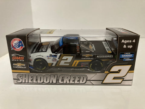 NASCAR 1/64 SHELDON CREED 2 CHEVY ACCESSORIES CHAMP 2020 TRUCK,