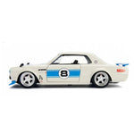 Jada 1/24 scale diecast car model of a 1971 Nissan Skyline GT-R (KPGC10) Cream And Blue