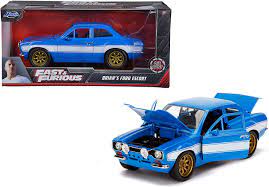 Brian's Ford Escort RS 2000 Fast And & Furious Blue 1:24 JADA NEW
