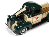 Autoworld 1/24 Scale - 1941 Plymouth Pick-Up Truck Texaco + Vintage Sign