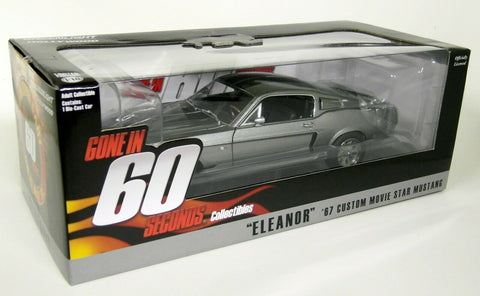 1/18 Scale Eleanor 1967 Ford Mustang GT500 Gone In 60 Seconds Car