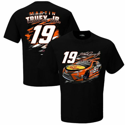 NASCAR T-SHIRT Martin Truex Jr Joe Gibbs Racing Team Collection Black Fuel T-Shirt
