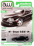Auto world 1/64 Modern Muscle 2021- 1994 Toyota Supra Gloss Black.