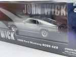 1/43 Die-Cast Model Of A 1969 Ford Mustang Boss 429 from the film John Wick.