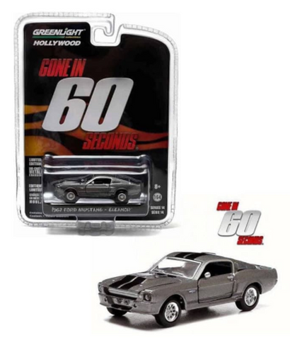 GreenLight 1967 Ford Mustang Eleanor Gone in 60 Seconds Hollywood 44670 8+ 1:64